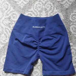Alpahelte amplify shorts size small Indigo